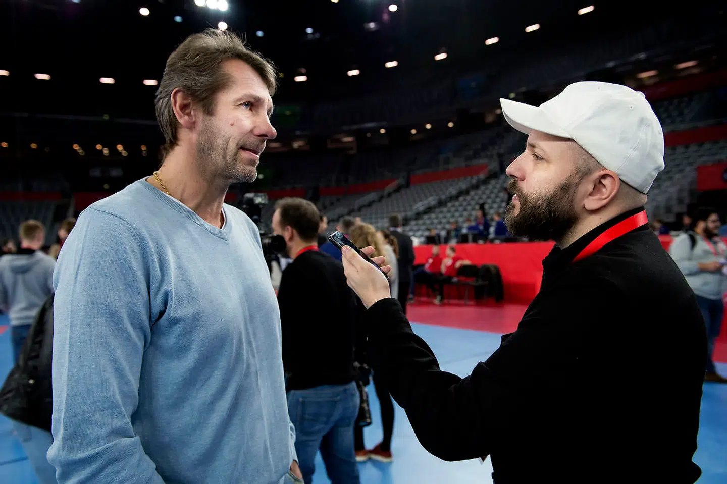 B.T. mødte i 2018 Magnus Wislander under EM.