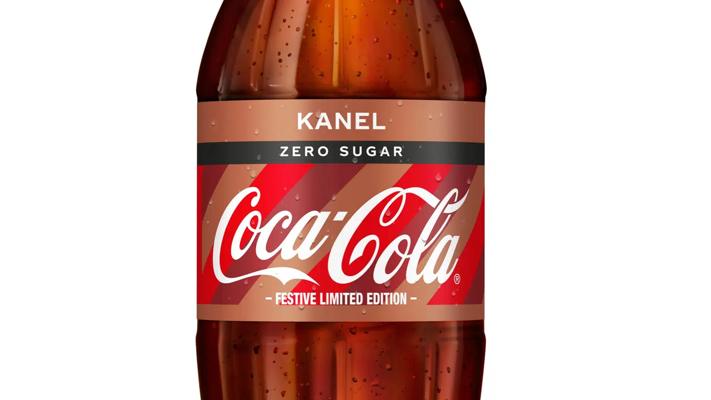 Den nye Coca-Cola-flaske.