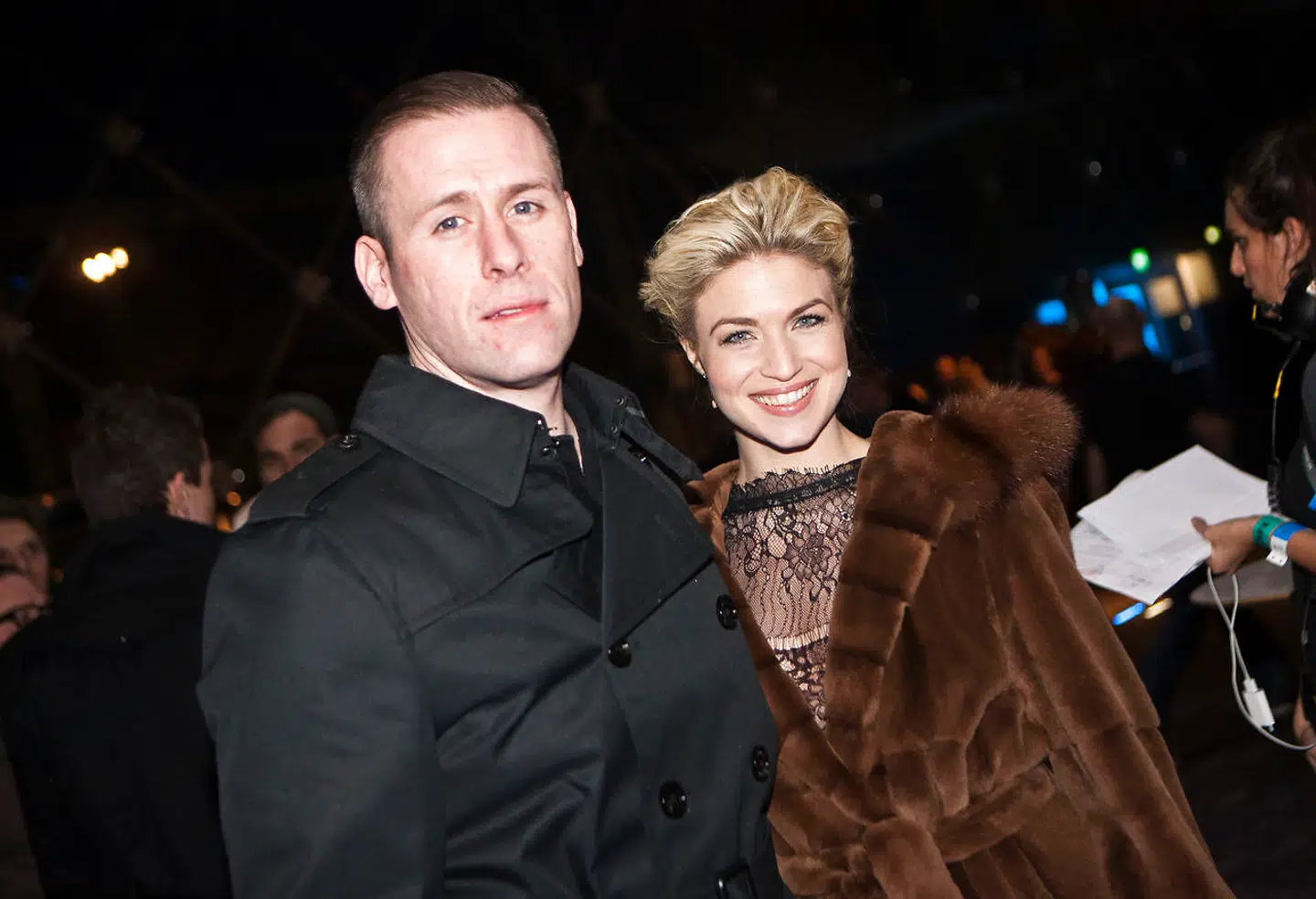 Christiane Schaumburg-Müller og Liam O'Conner blev kærester i 2008. Her ses de i 2011.