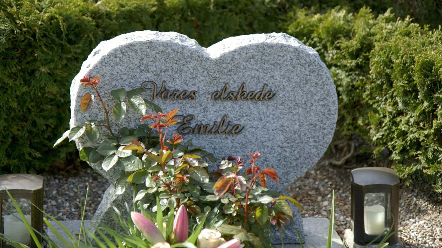 Emilie Mengs gravsted i Korsør.