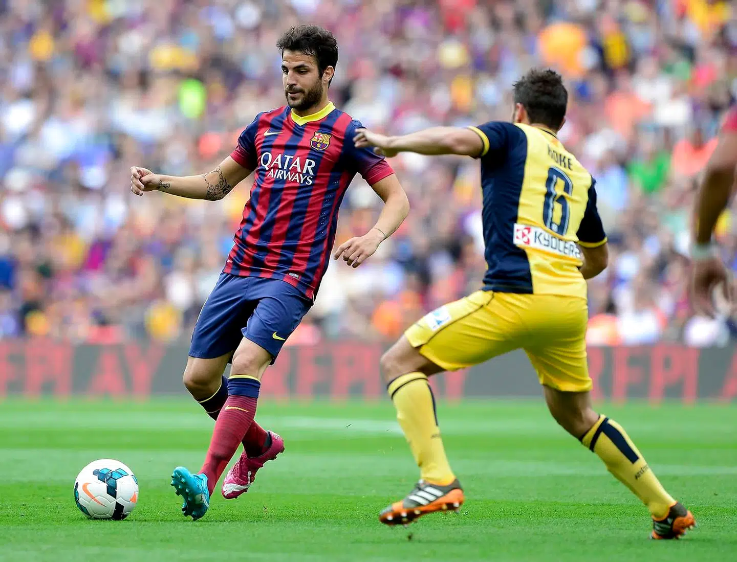 Cesc Fabregas har selv spillet i FC Barcelona.