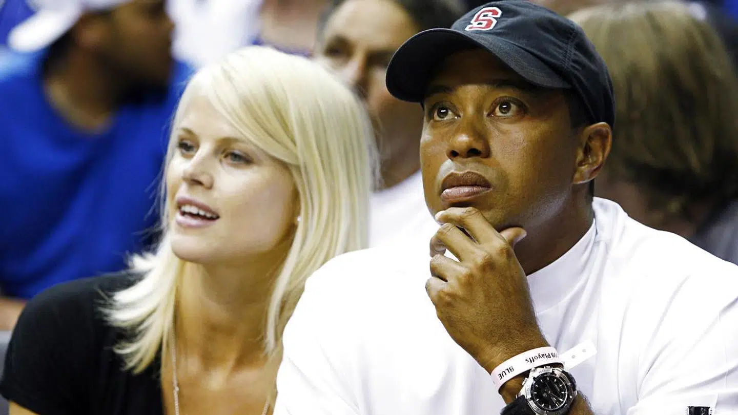 Tiger Woods og hans daværende kone, Elin.