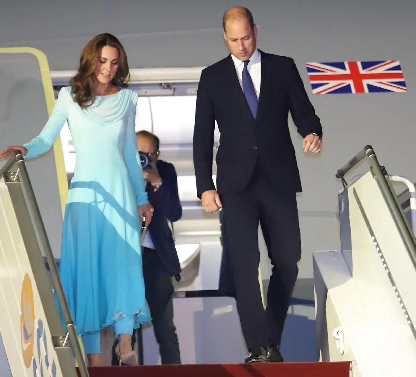 Hertuginde Kate prins William skal være i Pakistan i fire dage.