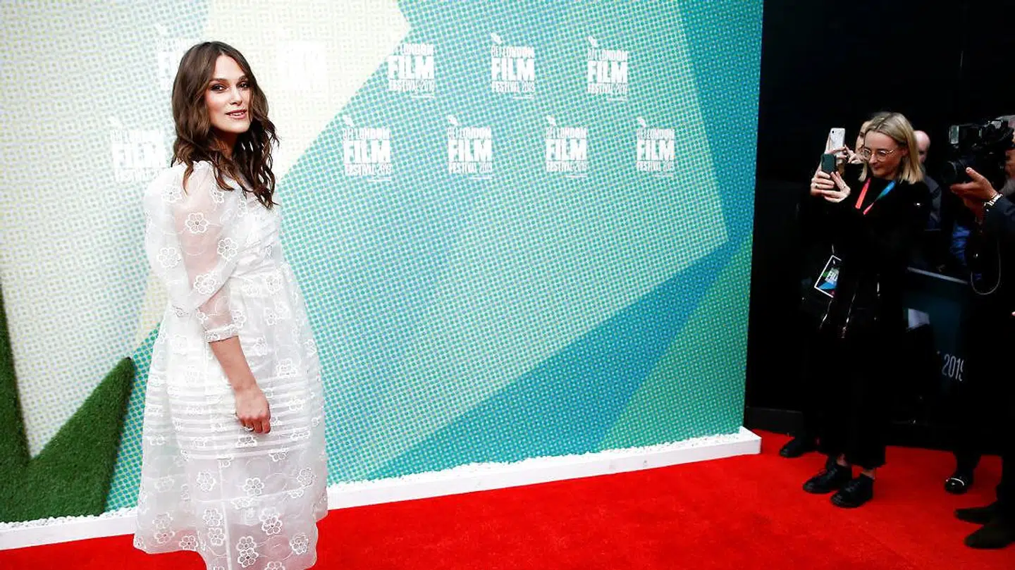 Keira Knightley viste sig frem for første gang siden hendes seneste fødsel.