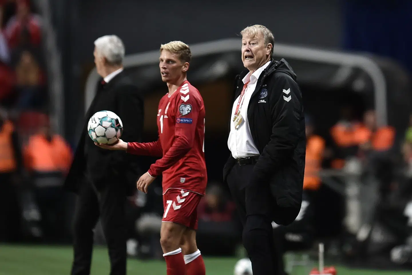 Åge Hareide førte Danmark igennem endnu en kamp uden at tabe, da Danmark vandt 1-0 over Schweiz i Parken trods flest muligheder til gæsterne. Liselotte Sabroe/Ritzau Scanpix