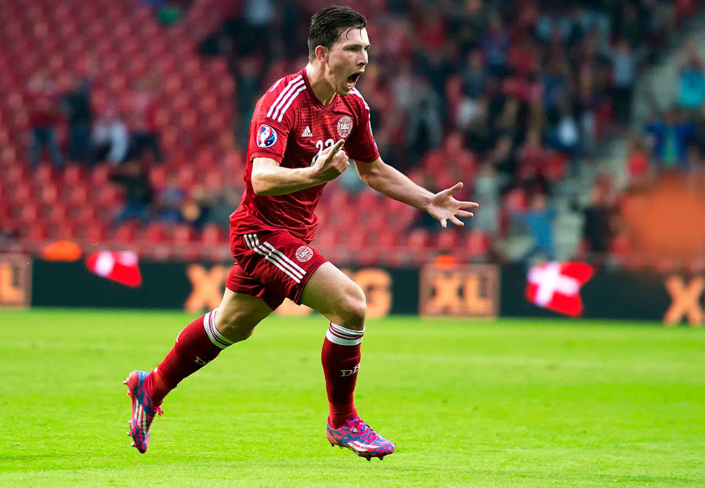 Pierre-Emile Højbjerg fik debut på det danske landshold knap en måned efter, at han mistede sin far.