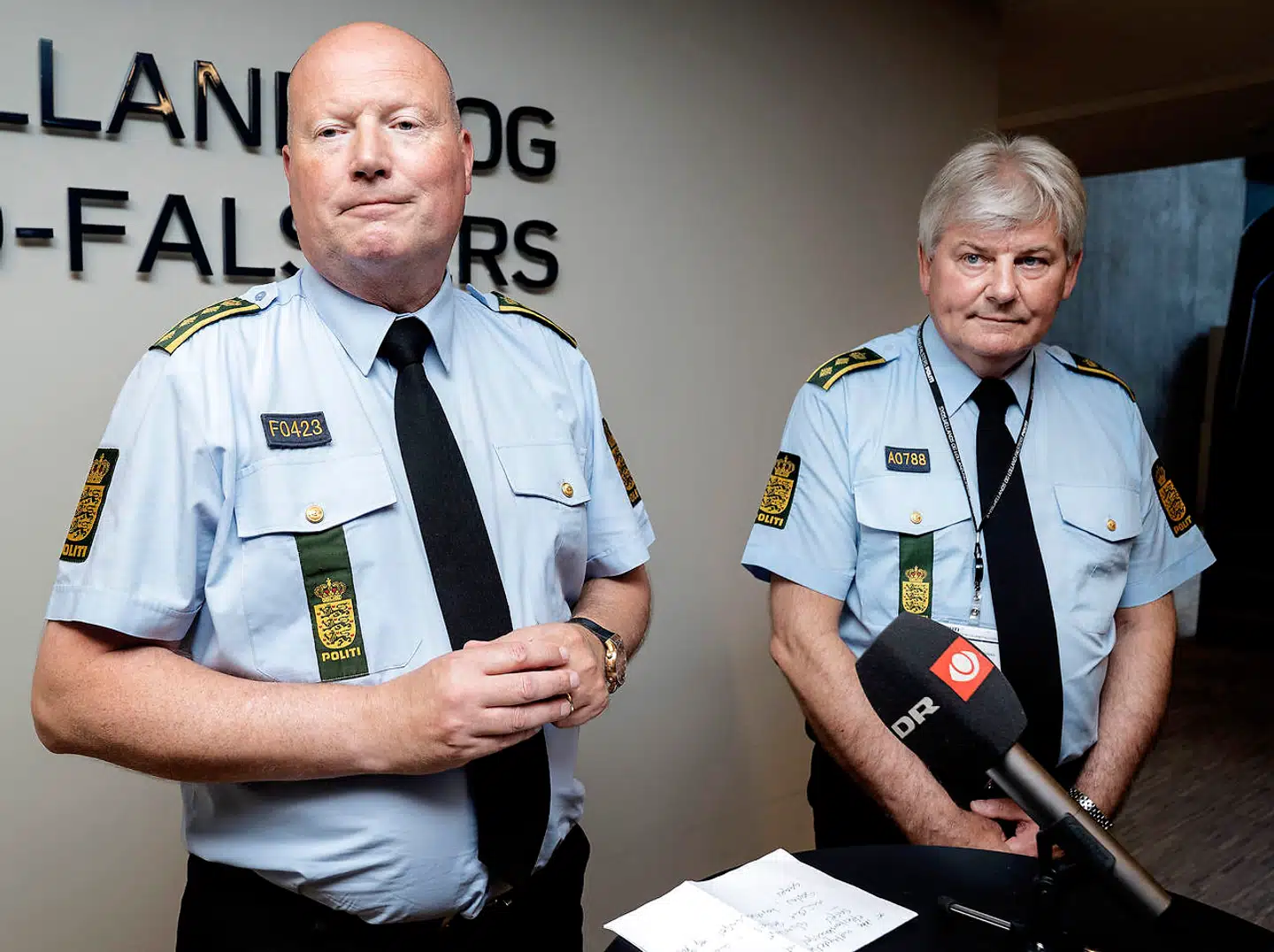 Politiinspeltør Kim Kliver og vicepolitiinspektør Søren Ravn-Nielsen havde i 2016 ansvaret for efterforskningen af den forsvundne teenager Emilie Meng. (Foto: Claus Bech/Ritzau Scanpix)