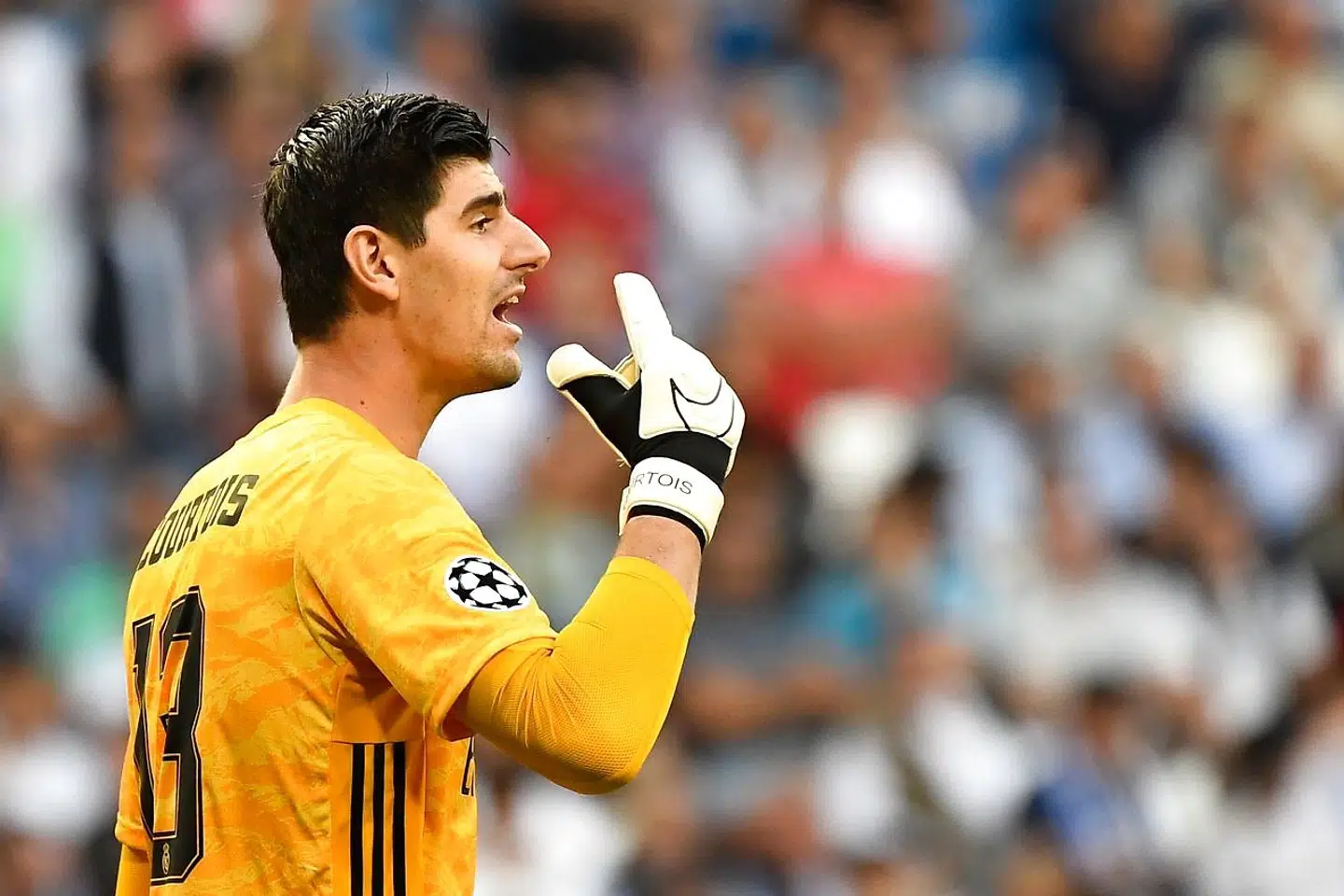 Thibaut Courtois blev skiftet ud i pausen af opgøret mod Club Brugge på grund af et maveonde.