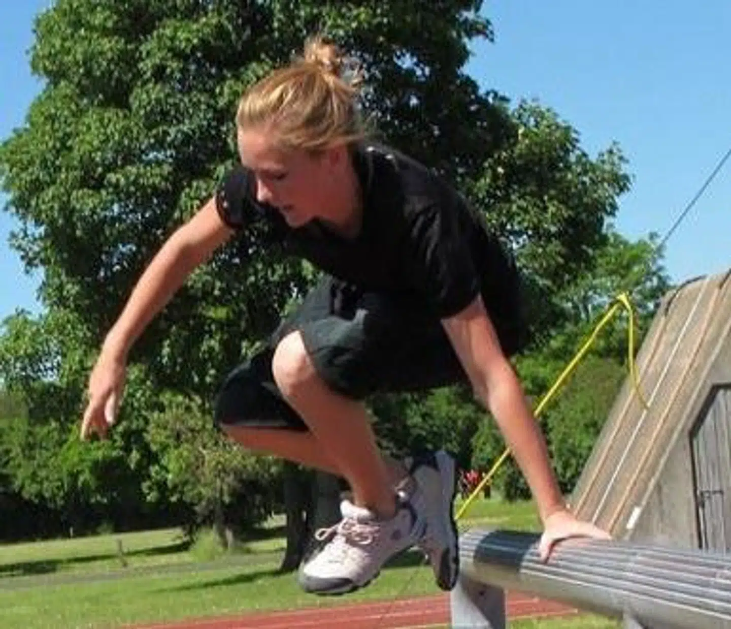 Louise Jensen i 2013 før ulykken. I dag kan hun højst arbejde 15 timer om ugen og håber på flexjob. Privatfoto