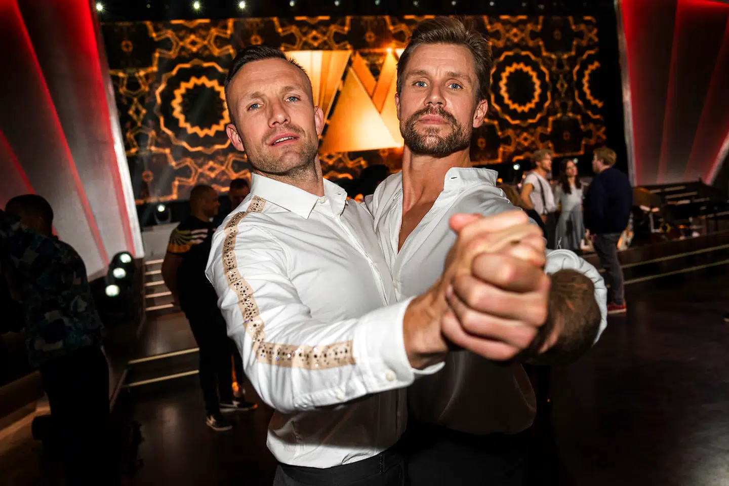 Michael Maze og Mikkel Kessler er både venner og konkurrenter i 'Vild med dans'.