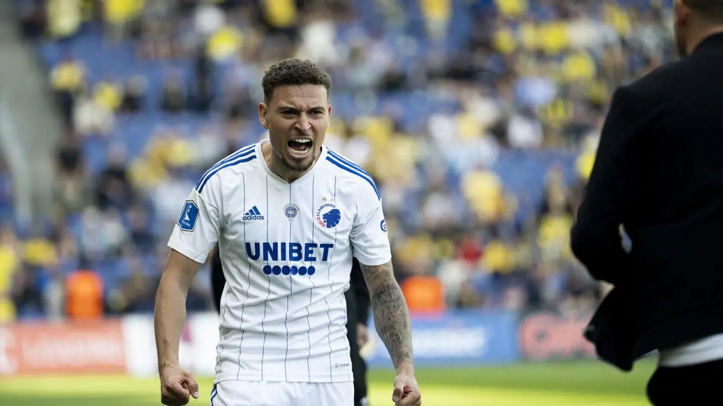 Jordan Larsson scorede mod Brøndby.