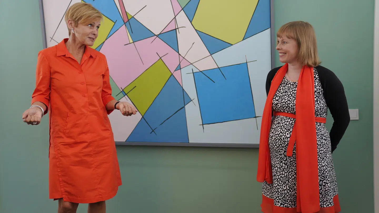 Mette Bock da hun overdrog Kulturministeriet til Joy Mogensen.