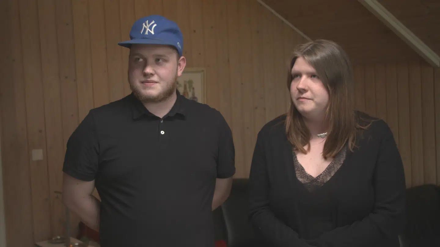 Morten Elgaard og hans kæreste, Zia på 20 år.