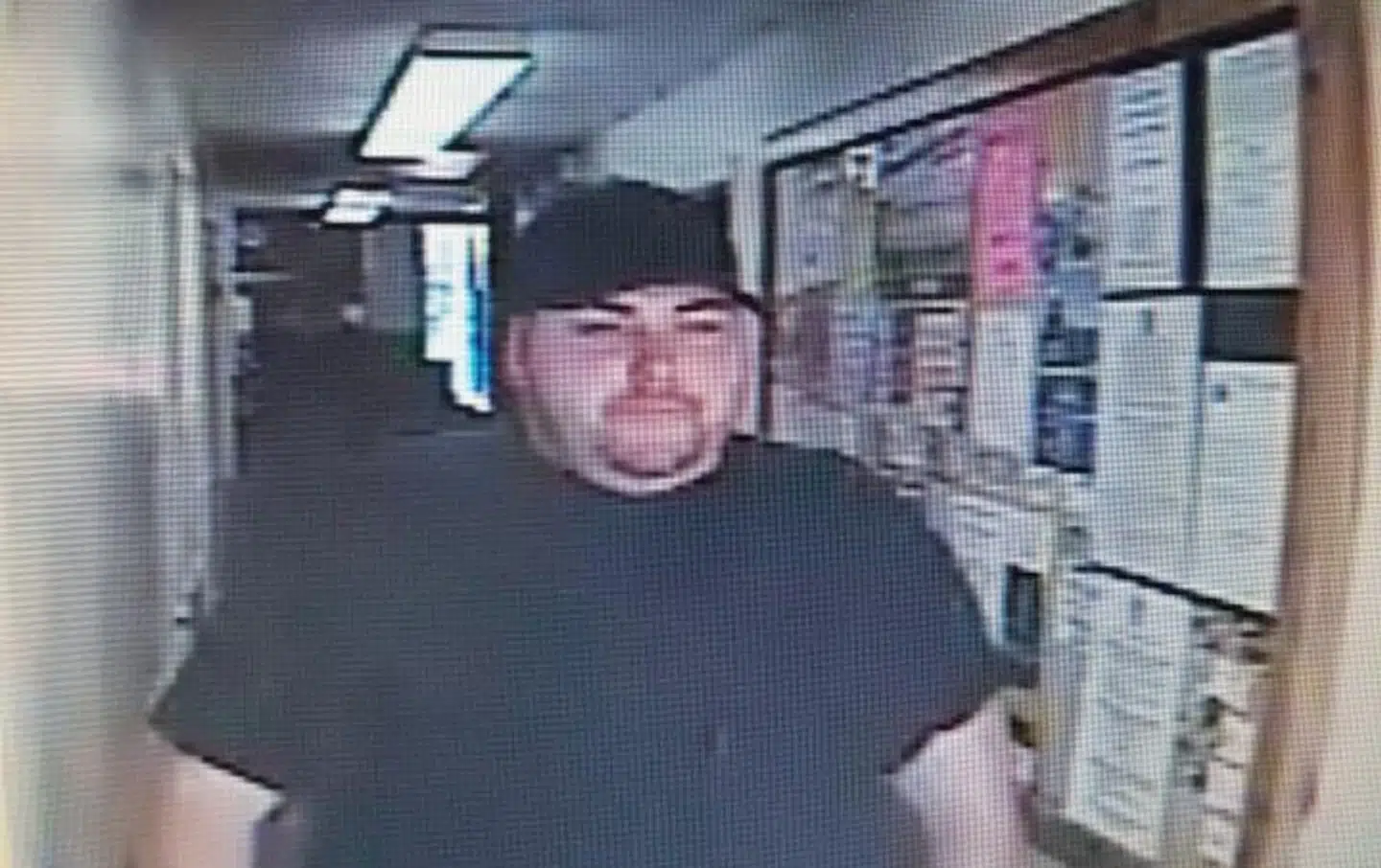 Heath Edward Bumpous fanget på et overvågningskamera i banken.