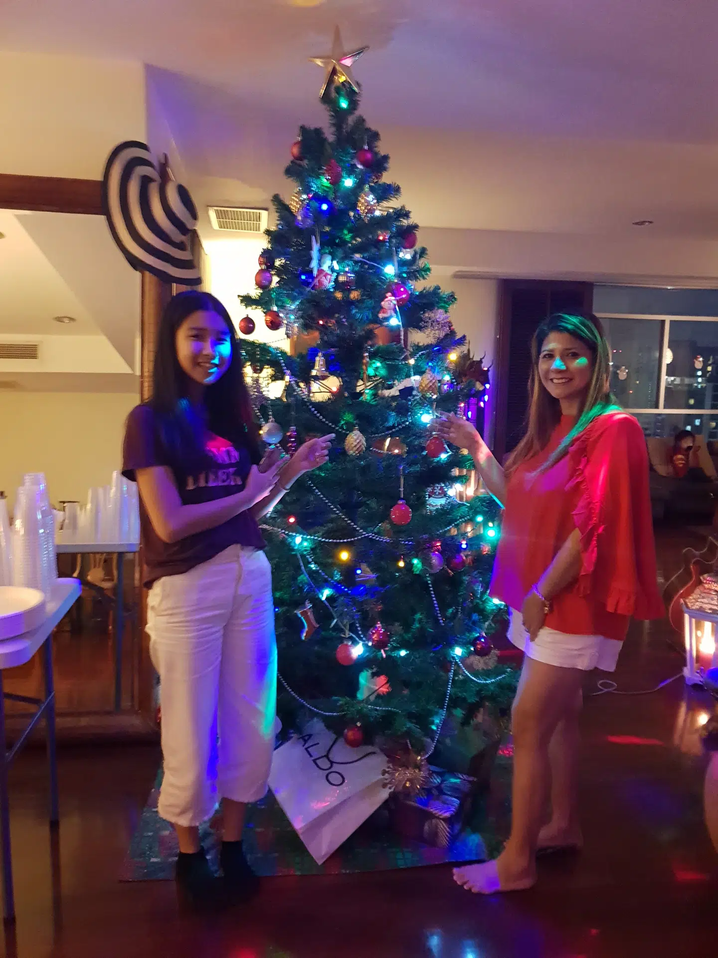 Ingen jul uden juletræ. Men ellers er årets jul i Bangkok meget anderledes end sidste års jul i Køge, fortæller Mint.