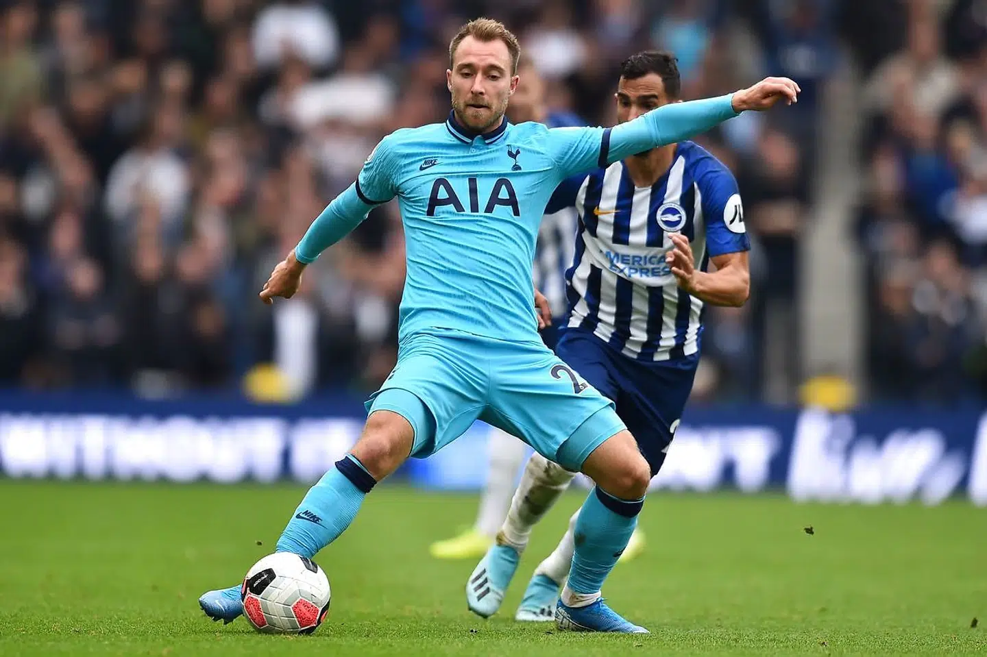 Christian Eriksen under 3-0-nederlaget til Brighton.