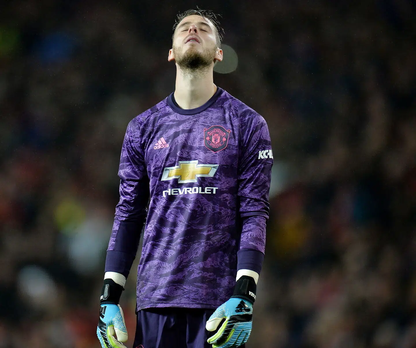 David de Geas ansigtsudtryk her siger meget. Det ser ikke godt ud i Manchester United.