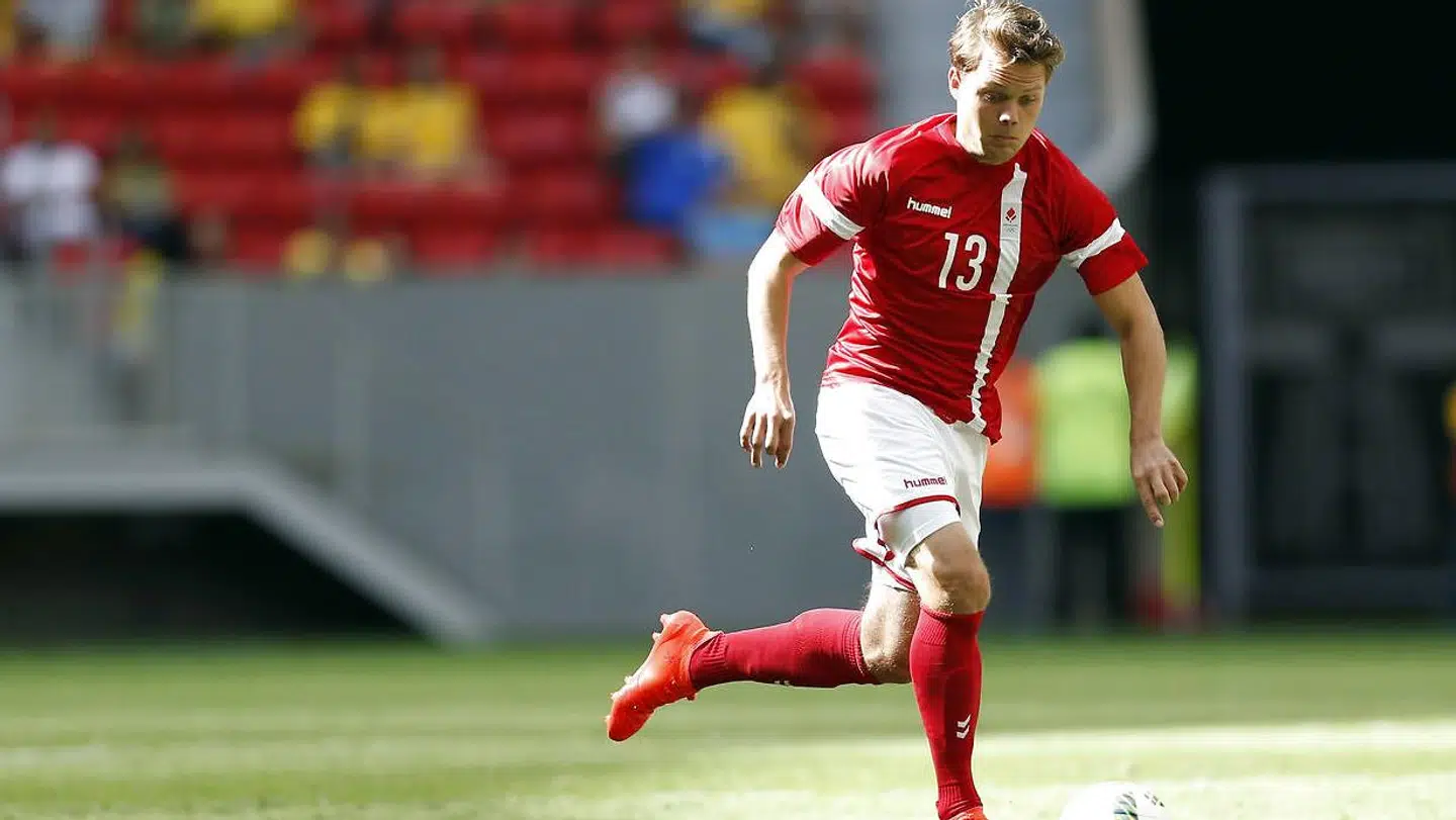 Emil Larsen nåede fem kampe for det danske A-landshold.