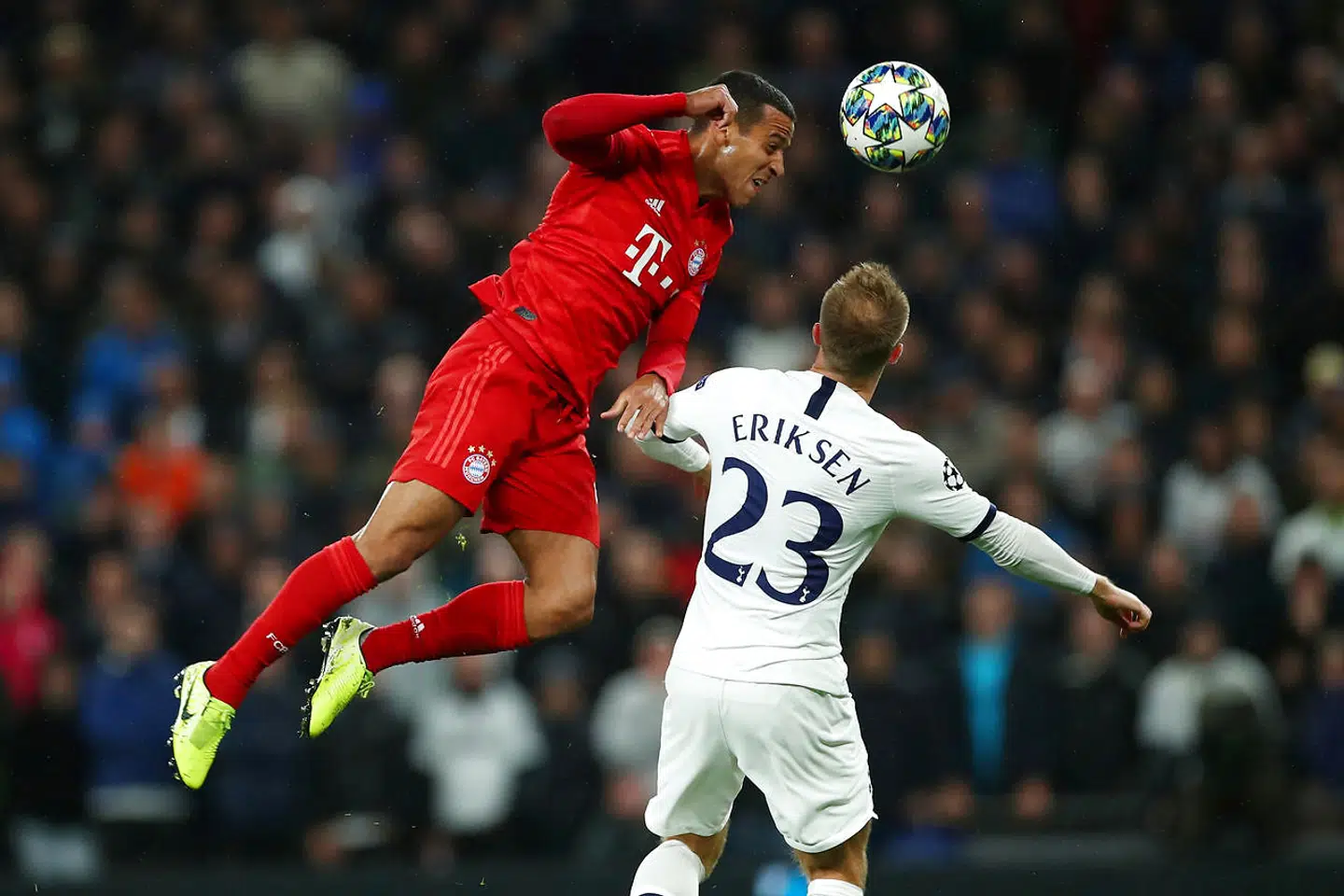 Eriksen startede på bænken i choknederlaget til Bayern München.