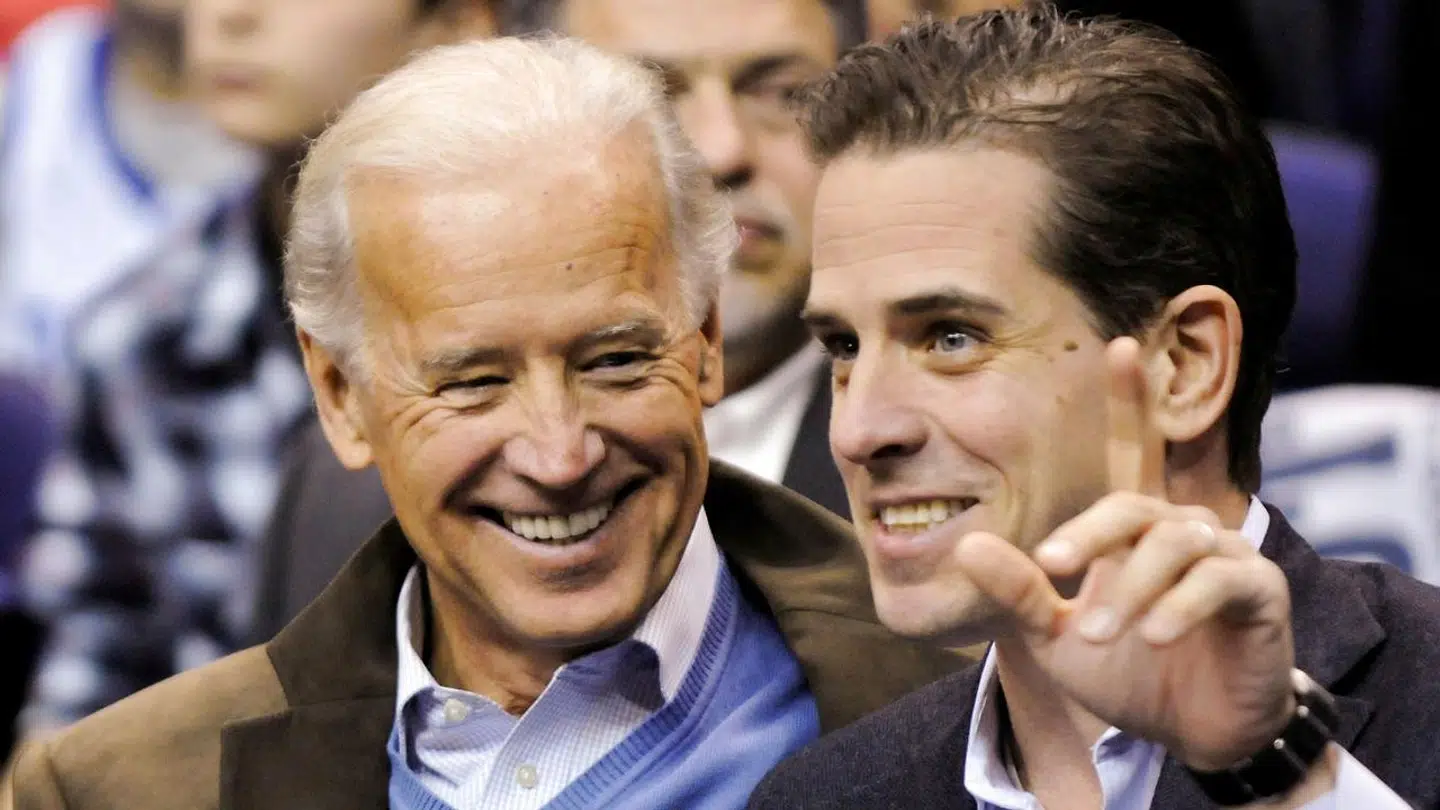 Joe Biden og sønnen, Hunter Biden.