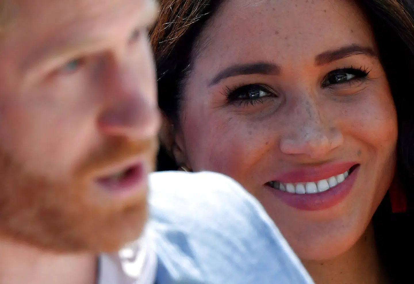 Harry og Meghan fotograferet i Johannesburg i Sydafrika. (Arkivfoto)