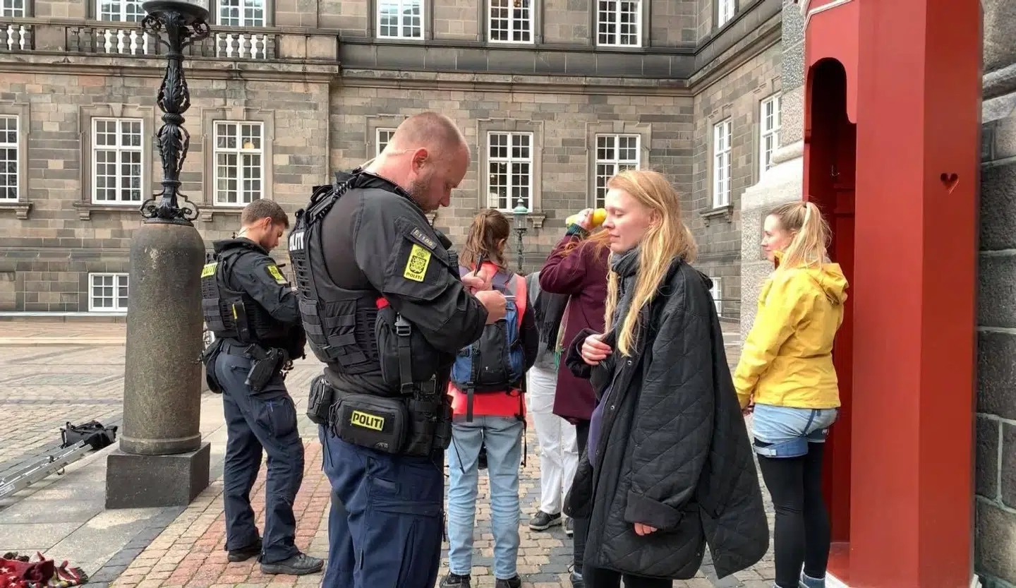 Alle aktivister - også dem der ikke deltog aktivt - blev registeret.