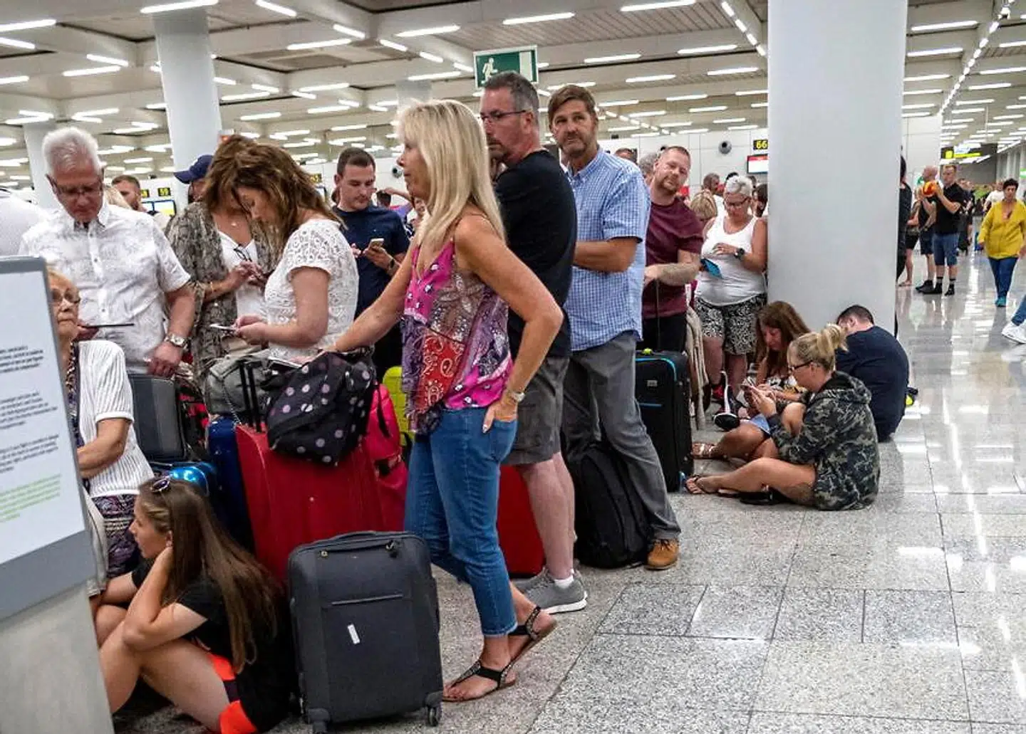 Der var lang kø i Mallorcas lufthavn den 23. september, hvor Thomas Cook gik konkurs. Men køerne i de britiske lufthavne, hvor rejseselskabets fly plejede at flyve i pendulfart til ferieøen, er forsvundet.