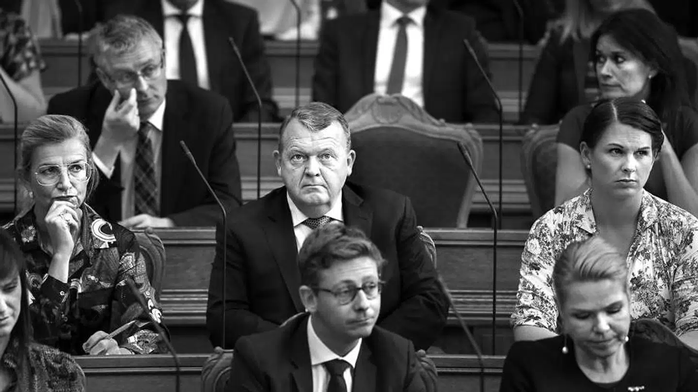 Lars Løkke Rasmussen (V) under Folketingets åbning på Christiansborg, tirsdag den 1. oktober 2019.. (Foto: Liselotte Sabroe/Ritzau Scanpix)