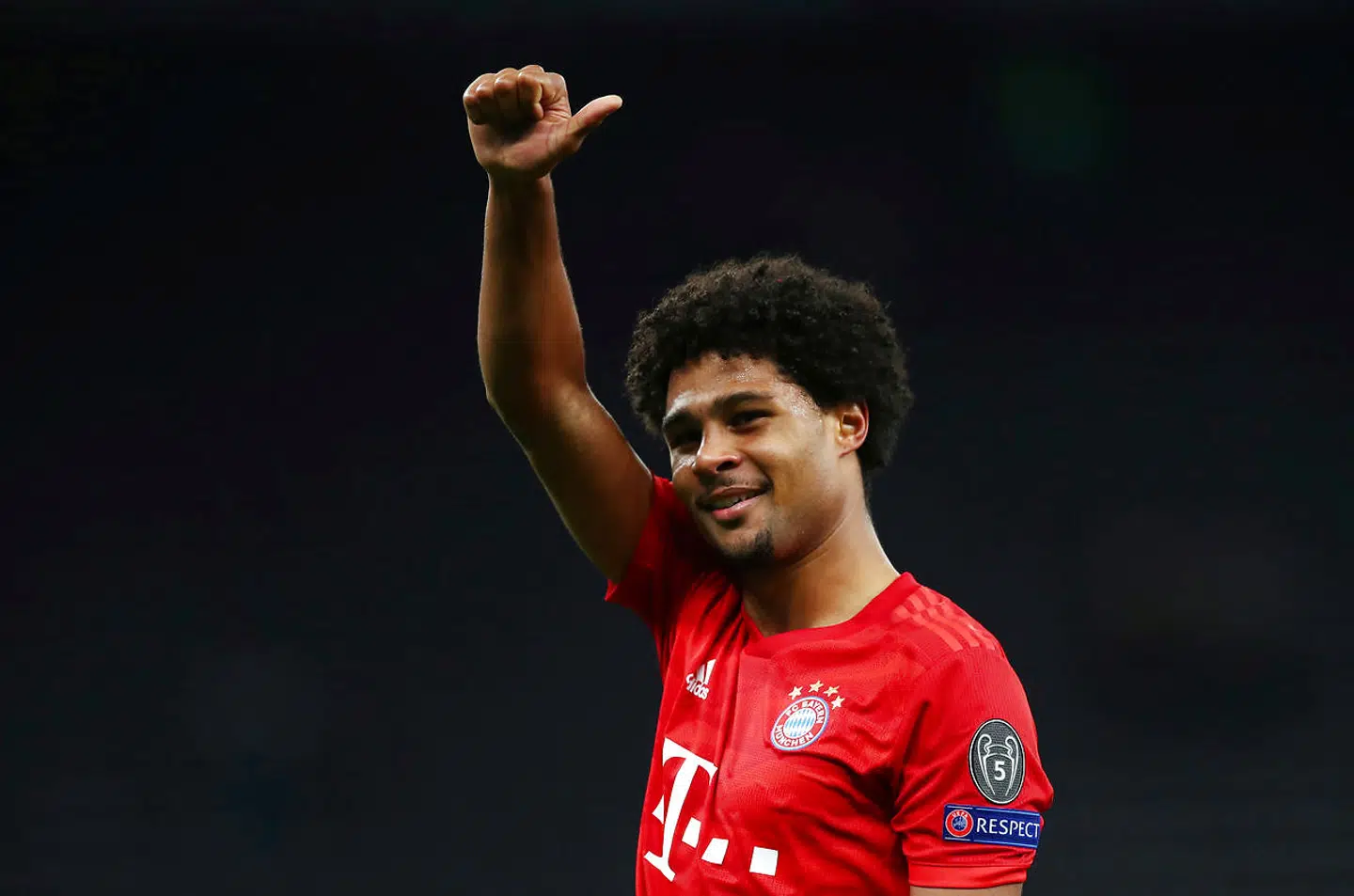 Tyske Serge Gnabry var den helt store helt for Bayern München i 2-7-sejren.