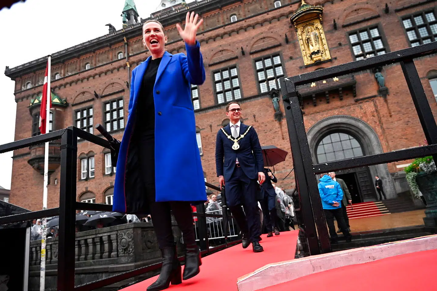 Statsminister Mette Frederiksen (S) og Frederiksbergs borgmester, Simon Aggesen.