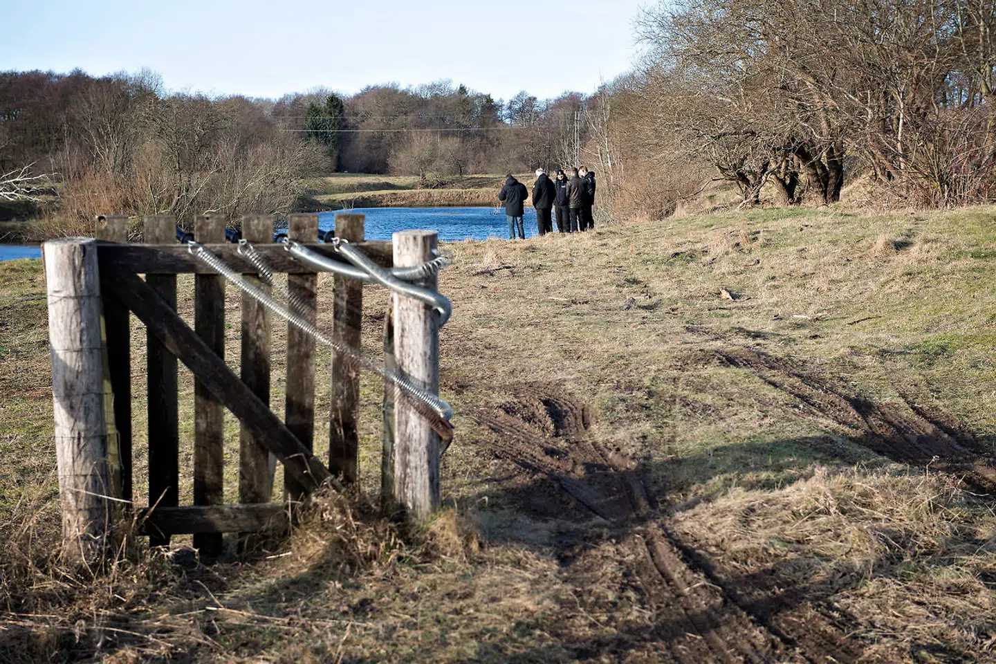 Søen ved Regnemarks Bakke, hvor Emilie blev fundet død.