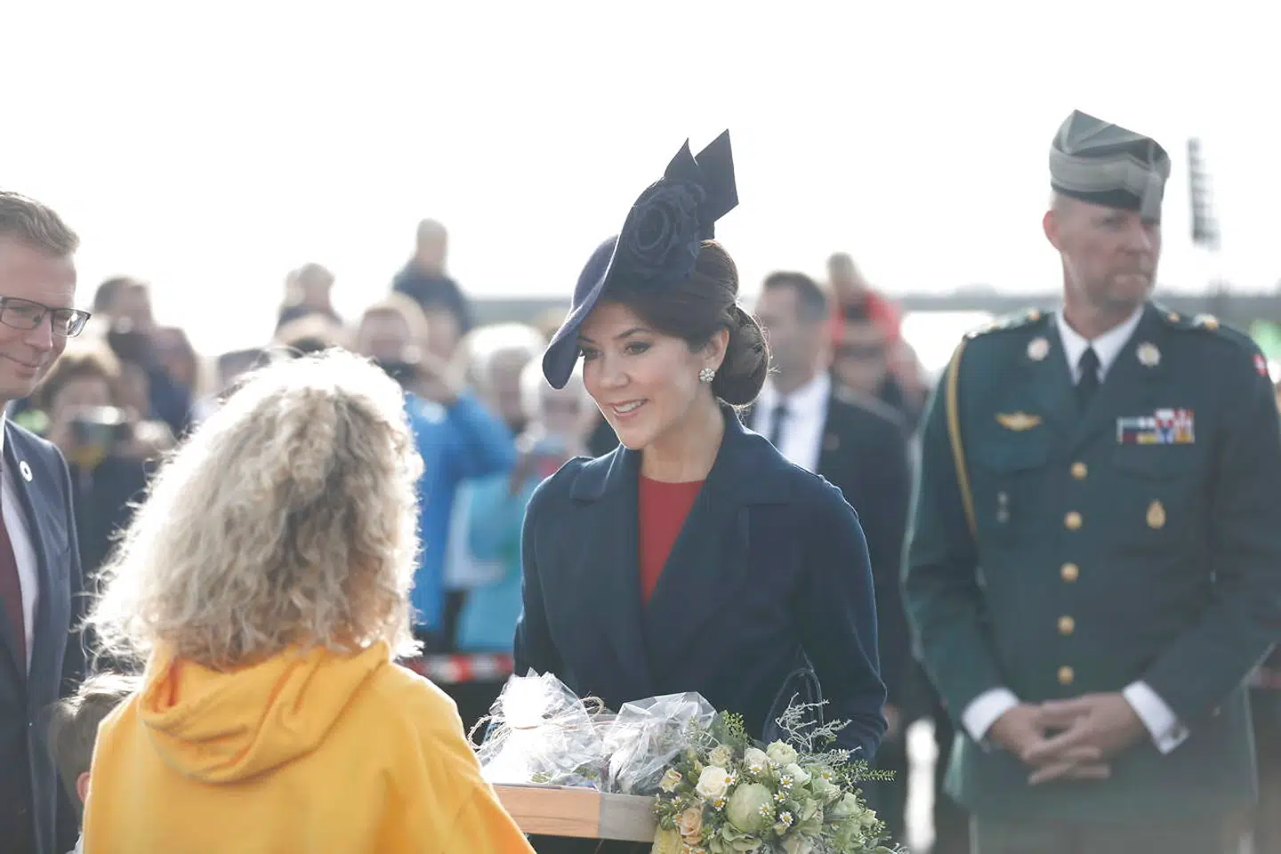 Kronprinsesse Mary indvier den ny forbindelse over Roskilde Fjord.