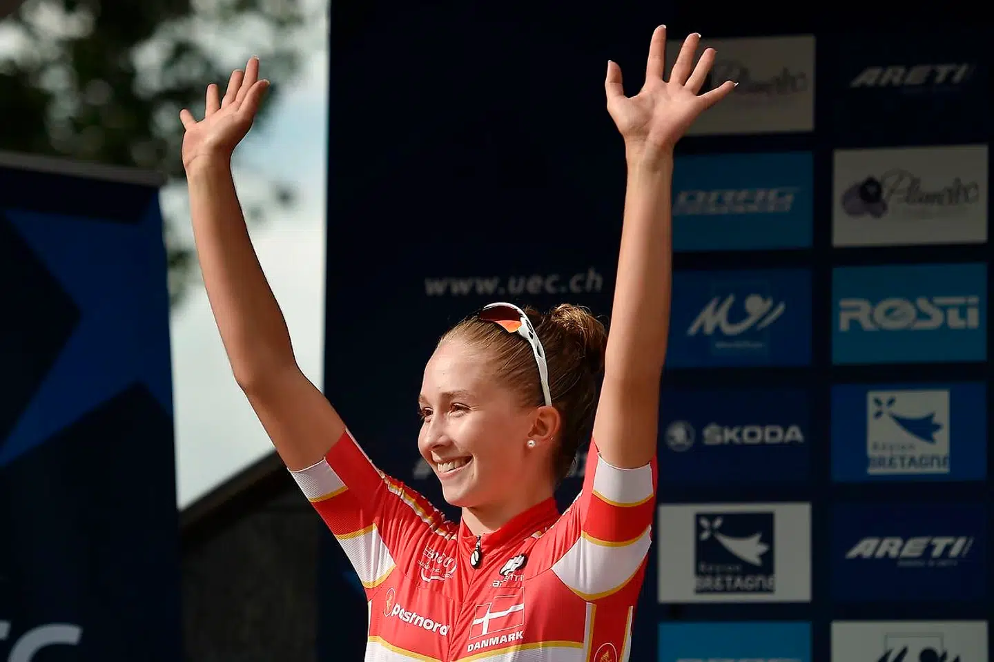Cecilie Uttrup Ludwig ved U23-EM i 2016.