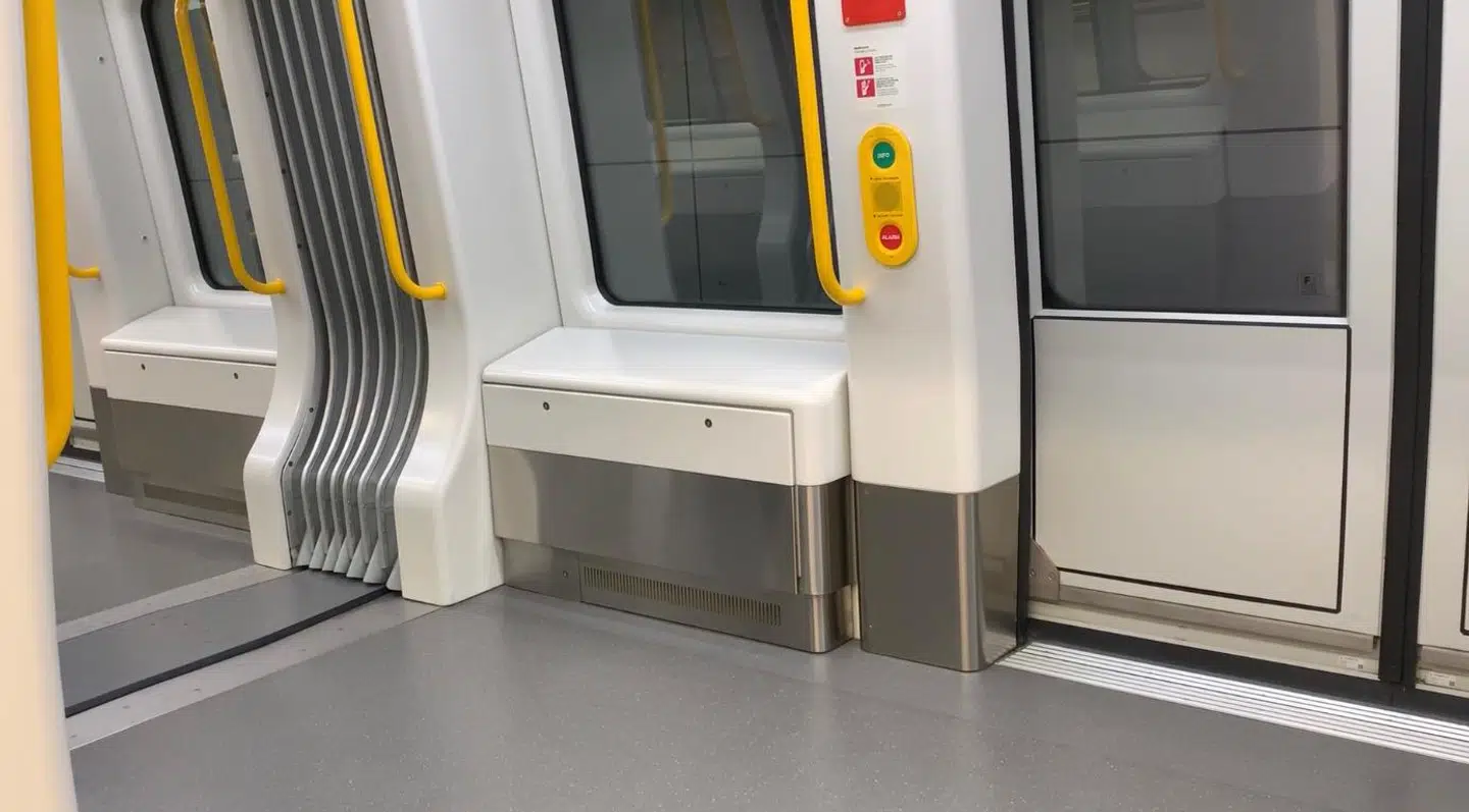 Sådan ser det ud, hvor der før var klapsæder.