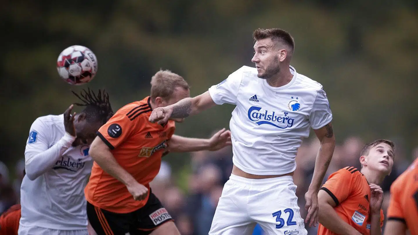 Nicklas Bendtner spillede udmærket mod Hillerød Fodbold, men manglede at score i ordinær tid.