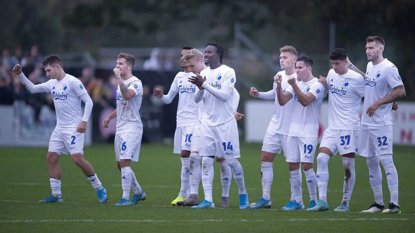 FCK vinder på straffespark i kampen mellem Hillerød Fodbold- FC København i Sydbank Pokalen på Hillerød Stadion, onsdag den 25. september 2019.. (Foto: Liselotte Sabroe/Ritzau Scanpix)