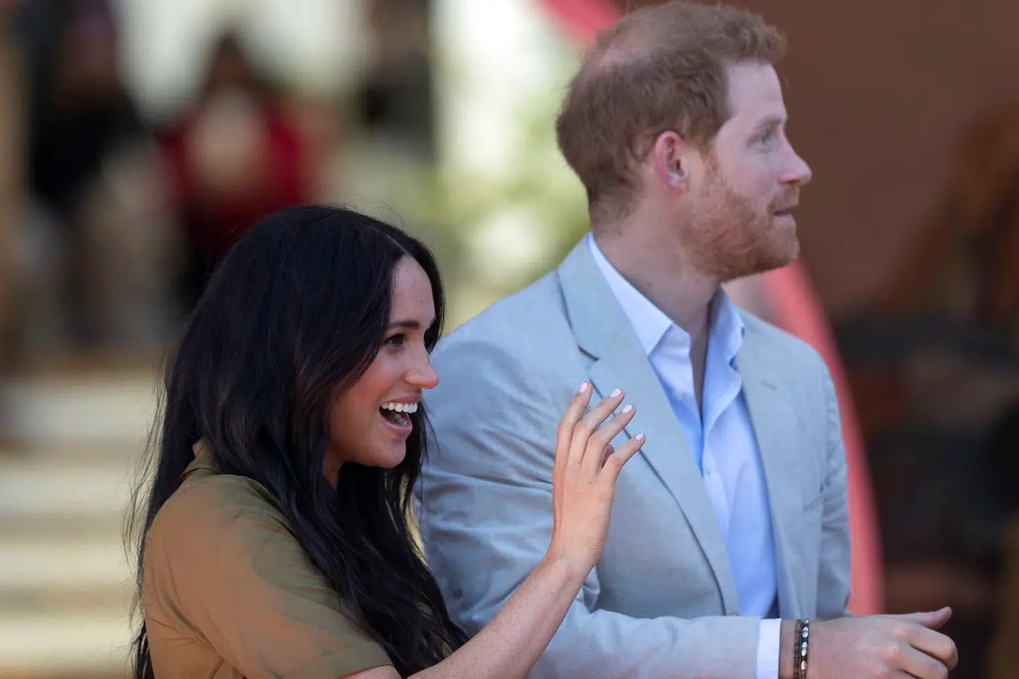 Meghan og Harry har svært ved at holde sig fra hinanden.
