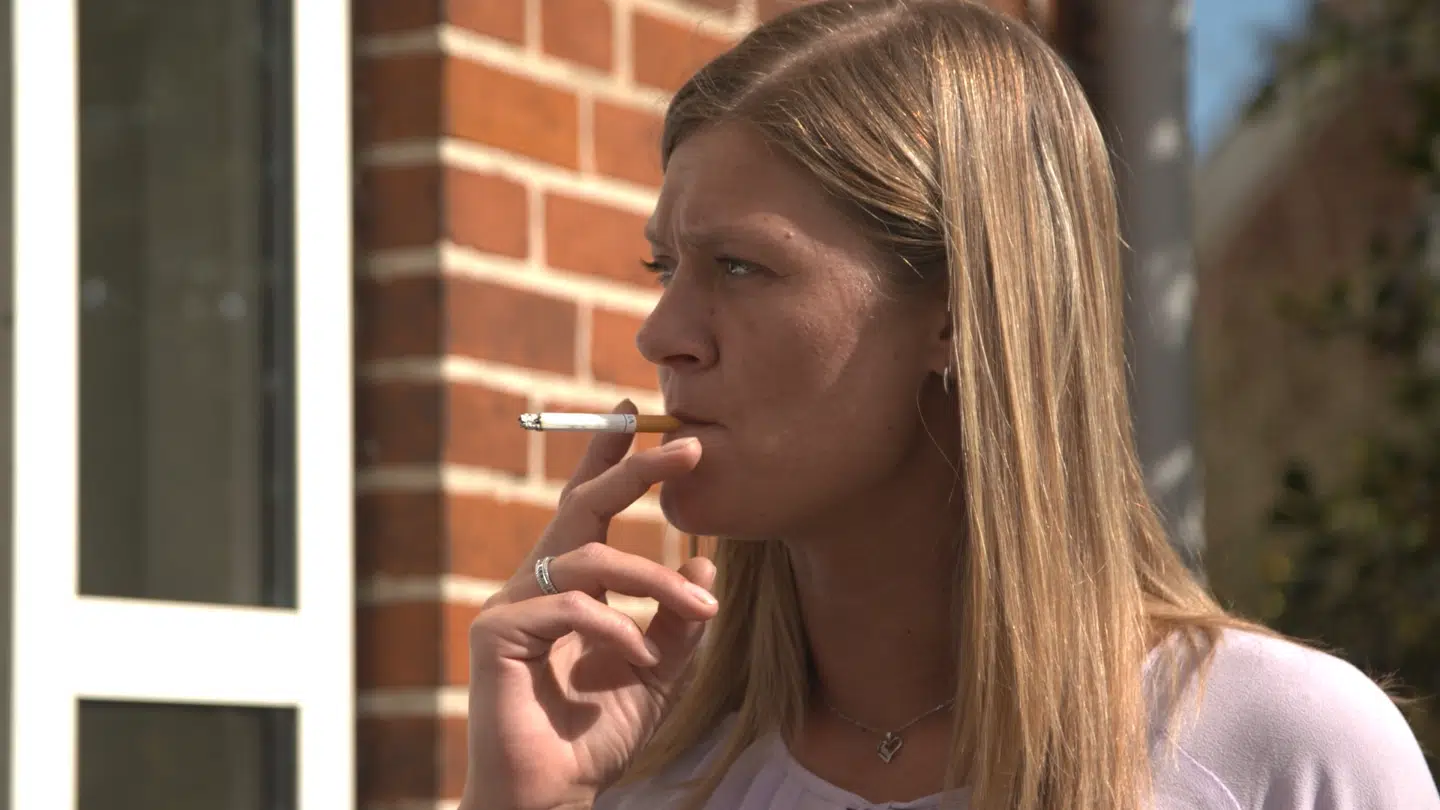 Lene Nørgaard har ikke kvittet smøgerne helt endnu.