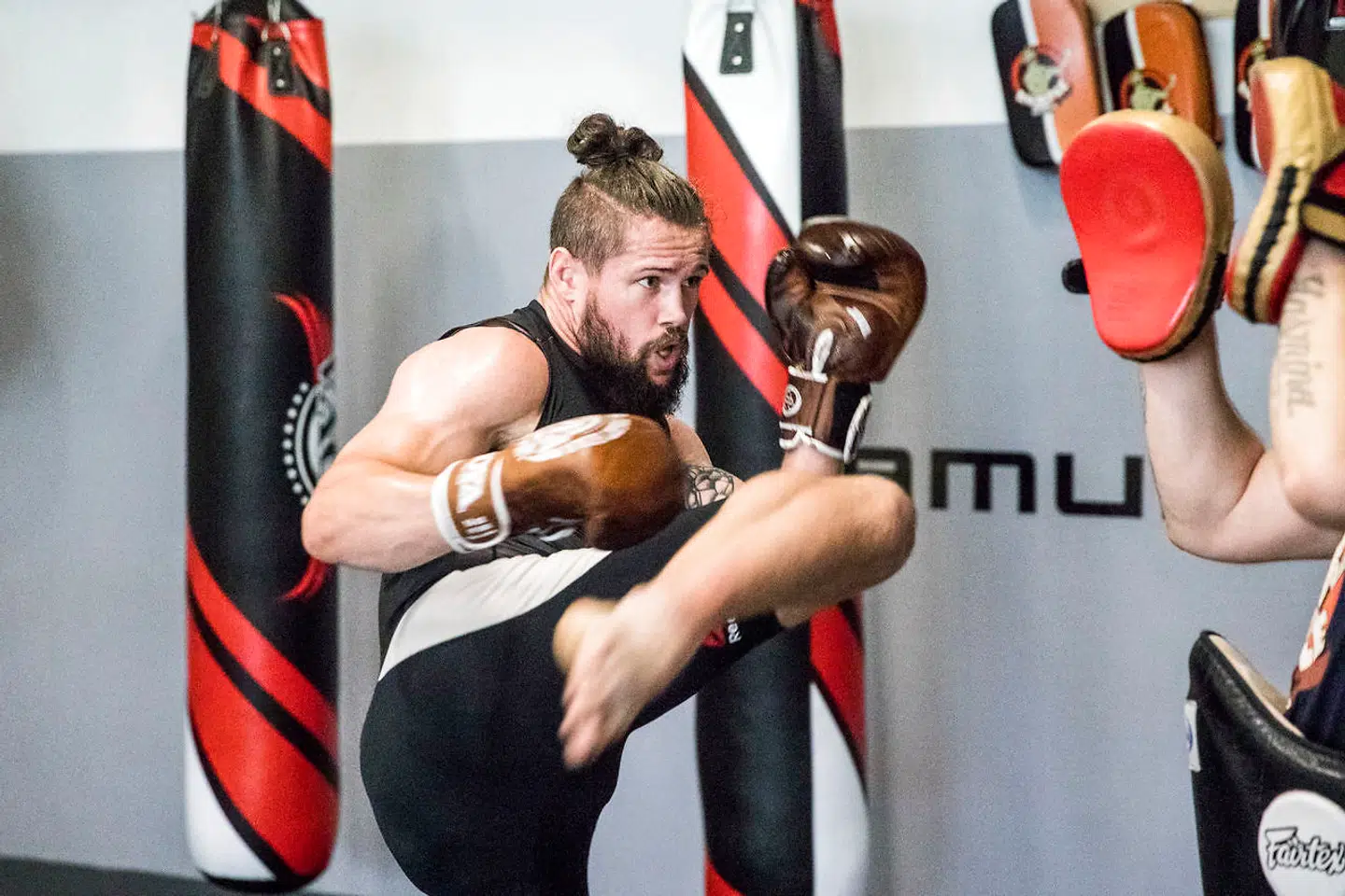 Nicolas Dalby fotograferet en uge inden sin UFC MMA-kamp i Royal Arena.
