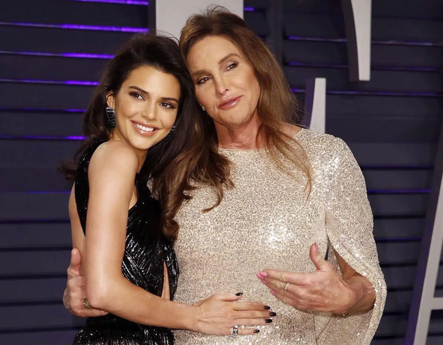 Caitlyn Jenner med datteren Kendall Jenner, der er stedsøster til Brandon Jenner.
