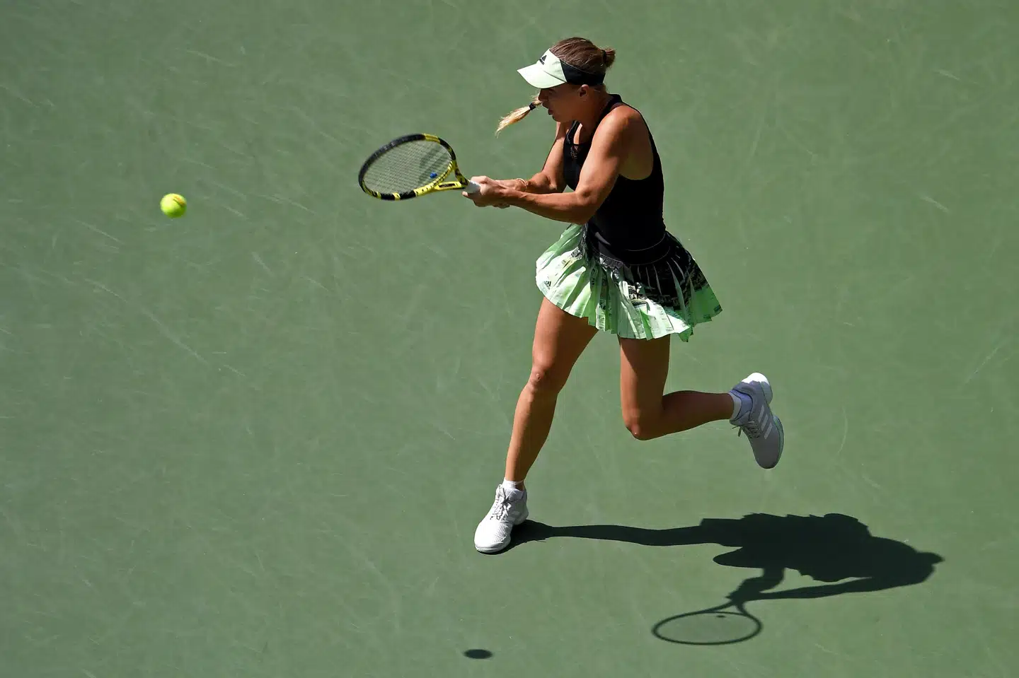 Caroline Wozniacki havde vundet fire af de fem indbyrdes opgør mod Su-Wei Hsieh før mandagens opgør, som endte med sejr til spilleren fra Taiwan. (Arkivfoto) Emilee Chinn/Ritzau Scanpix