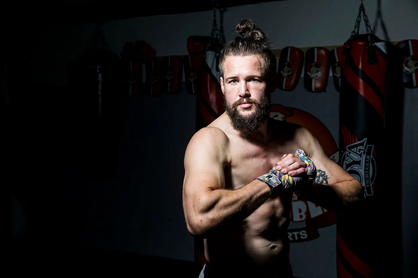 Nicolas Dalby fotograferet en uge inden sin UFC MMA-kamp i Royal Arena.