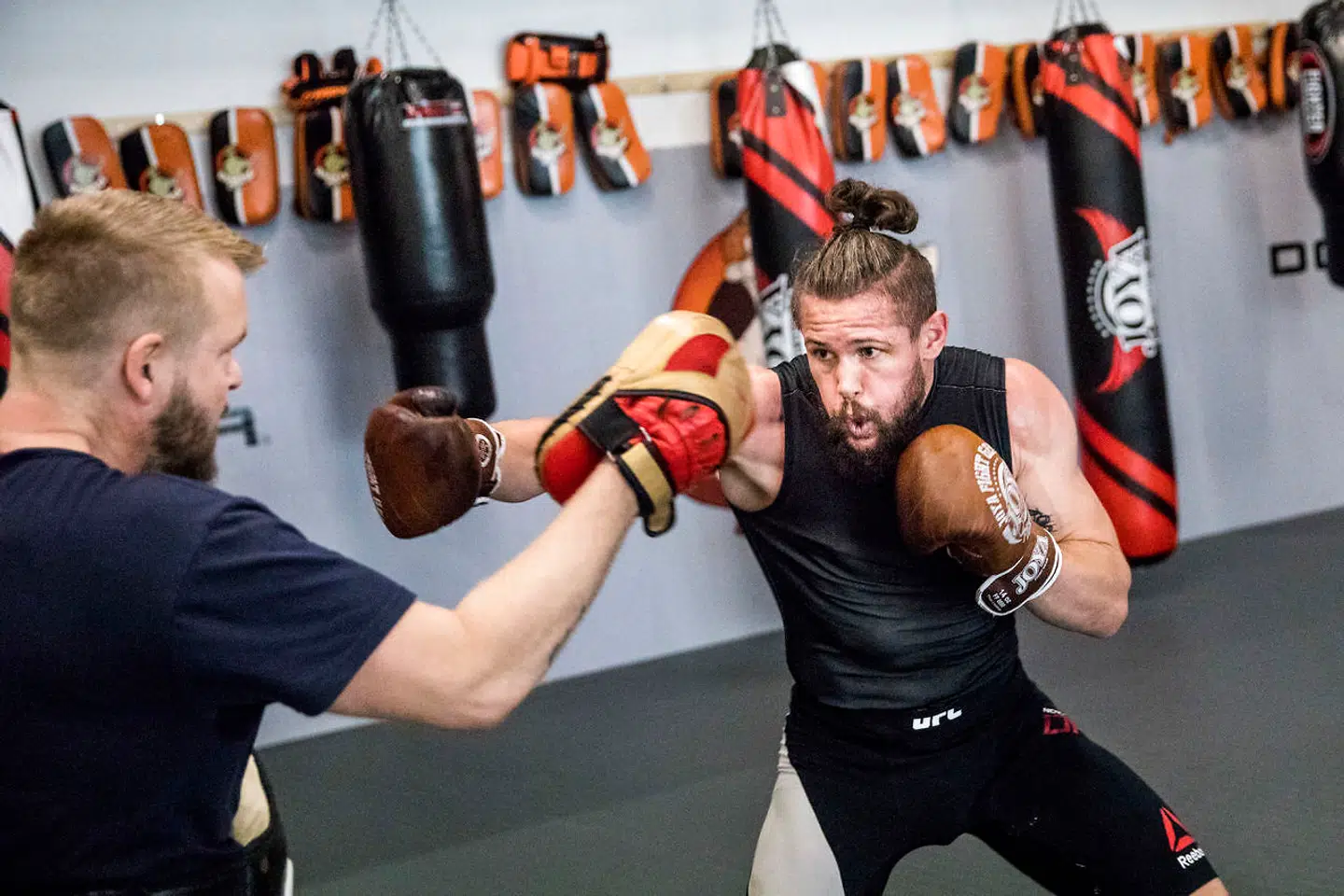 Nicolas Dalby fotograferet en uge inden sin UFC MMA-kamp i Royal Arena.