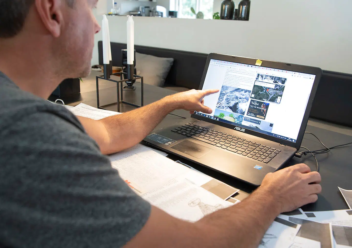 »Det er jo en rigtig spændende historie, og nu da alle alligevel ved, hvor flyet ligger, synes jeg, historien skal fortælles.«