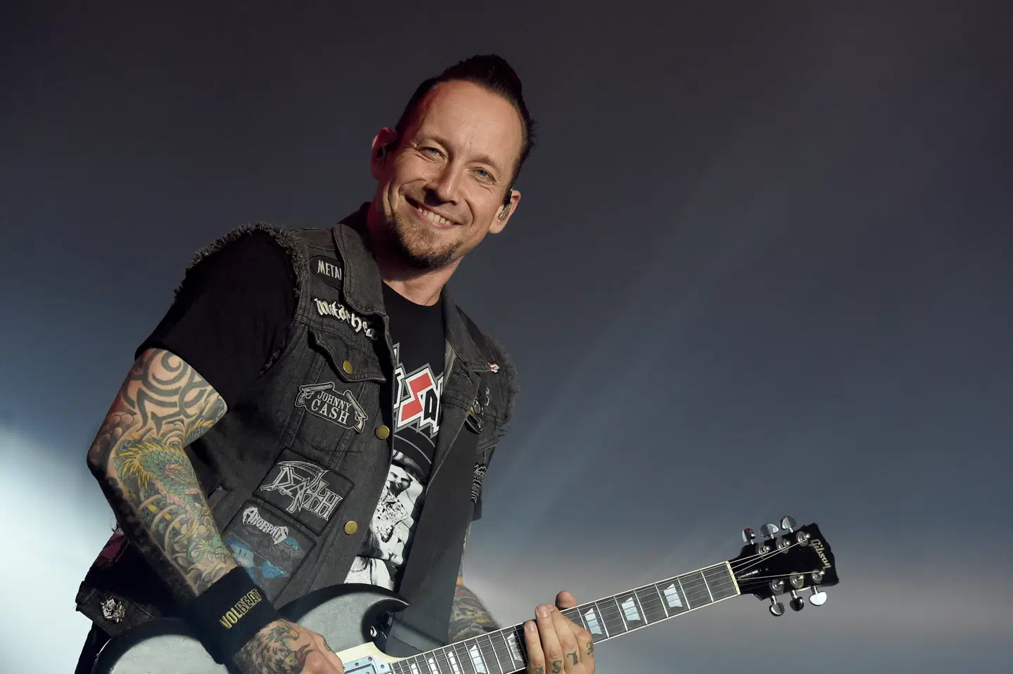Den danske rockgruppe med Michael Poulsen i front ville i 2017 ikke anmeldes af Ekstra Bladet og online-musikmediet Devilution. En række andre danske medier besluttede derefter at boykotte koncerten. (Arkivfoto) Herbert P. Oczeret/Ritzau Scanpix