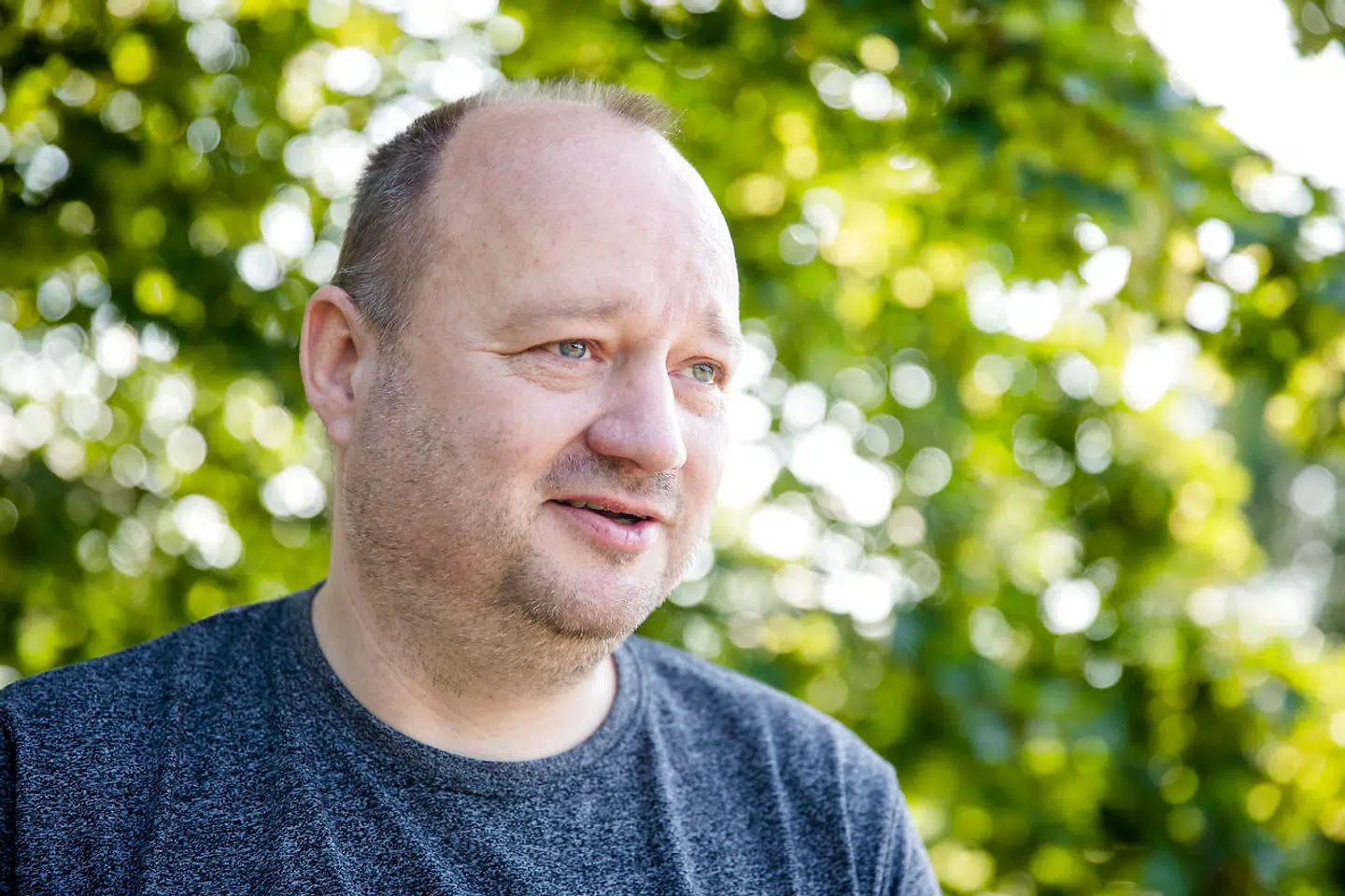 Mints far Frank Thøgersen efter nyheden om at Mint kommer hjem.