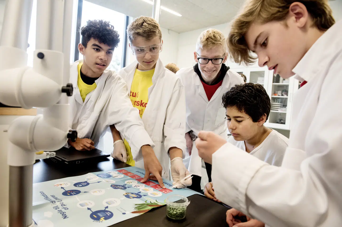 Et rekordhøjt antal elever i både børnehaver, folkeskoler og gymnasier undersøger og kortlægger plastik i den danske natur i forbindelse med årets Masseeksperiment. Sanne Vils Axelsen/Free