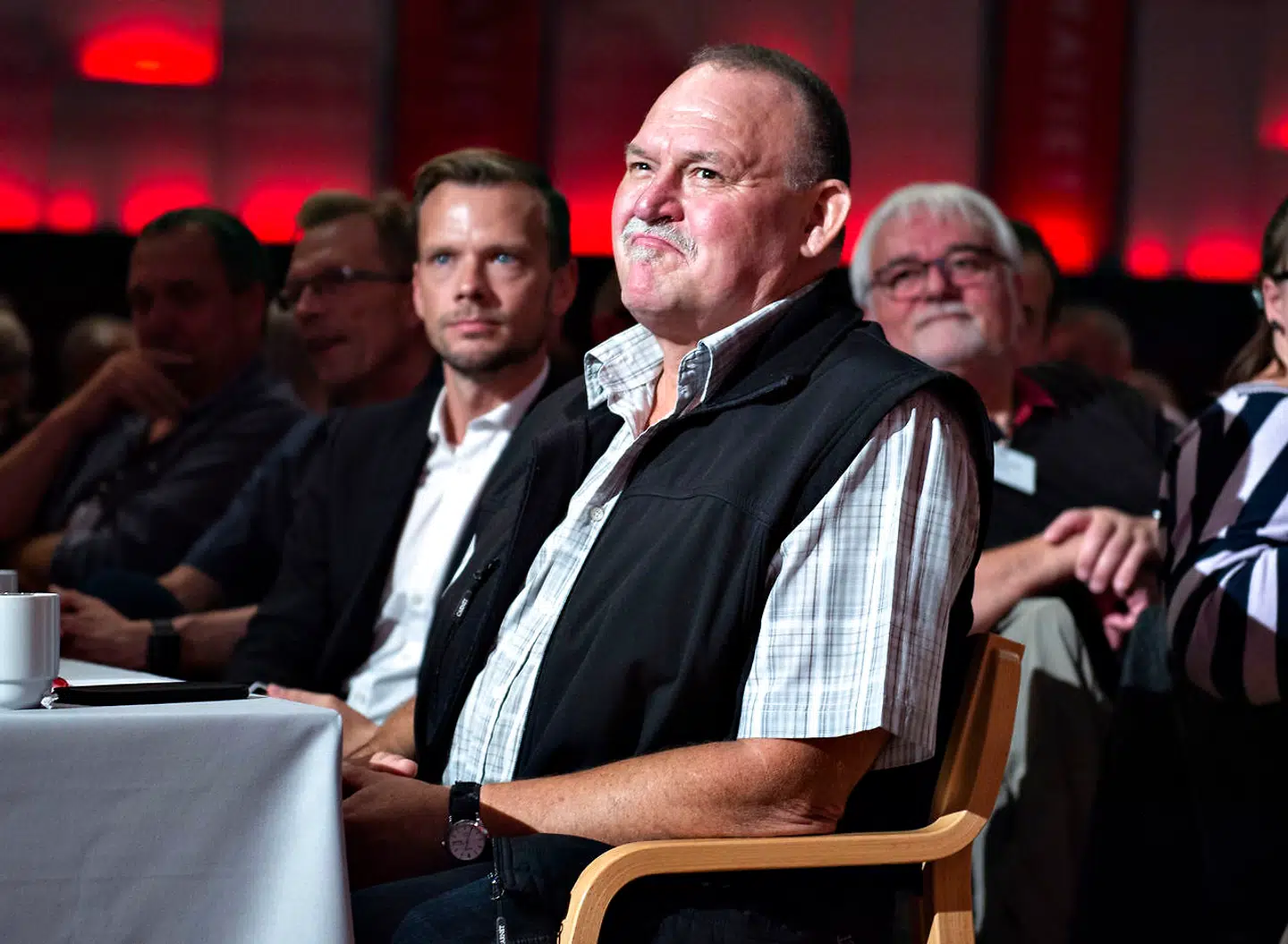 Arne hyldes under Socialdemokratiets kongres i Aalborg Kongres & Kultur Center lørdag 14. september 2019.