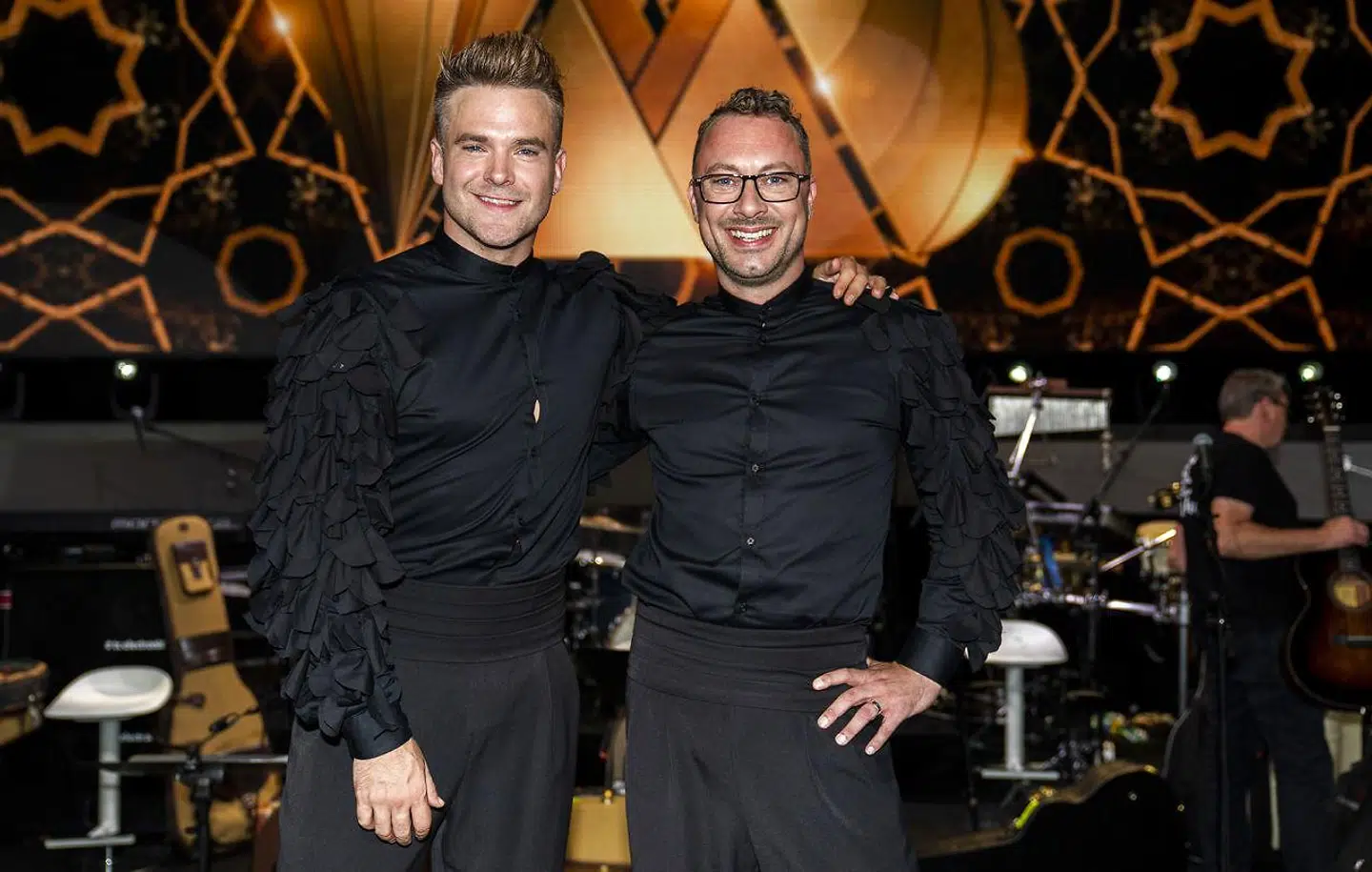 Skuespiller og instruktør Jakob Fauerby og Silas Holst.