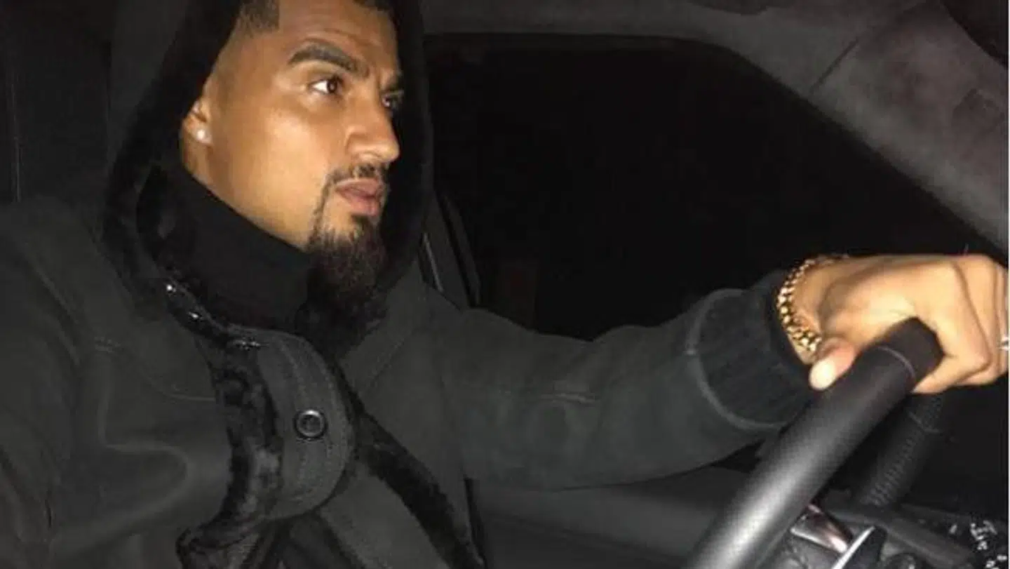 Kevin-Prince Boateng har brugt mange penge på dyre biler.